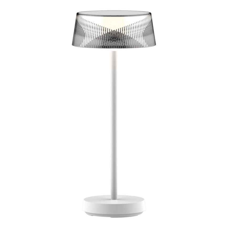 Lampe de table tactile extérieure à intensité variable CASABLANCA LED/3,4W/5V USB 3600 mAh IP44 blanc