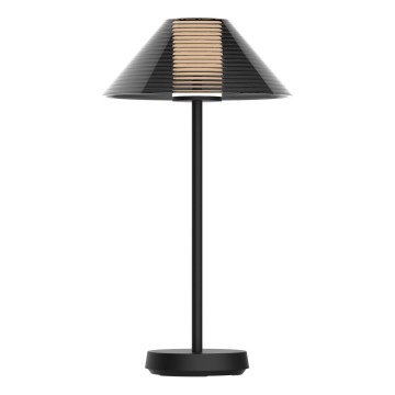 Lampe de table tactile extérieure à intensité variable SERENGETI LED/3,4W/5V USB 3600 mAh IP44 noir