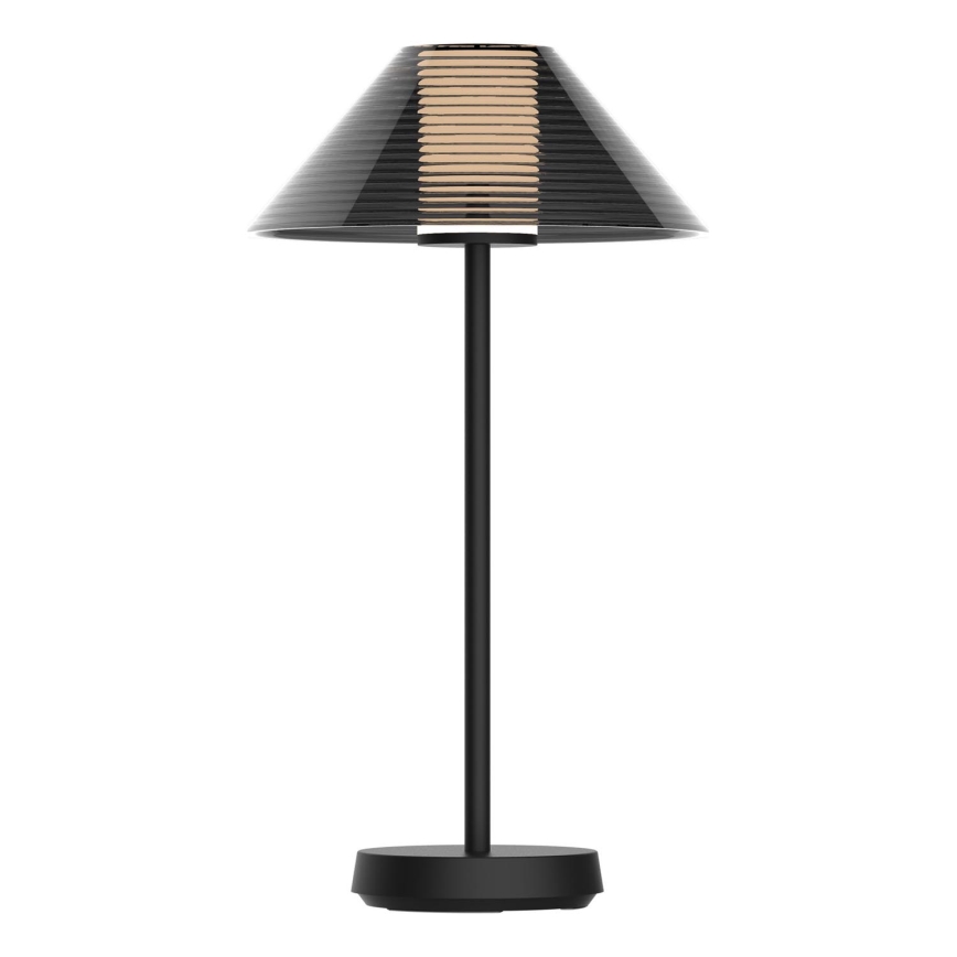 Lampe de table tactile extérieure à intensité variable SERENGETI LED/3,4W/5V USB 3600 mAh IP44 noir