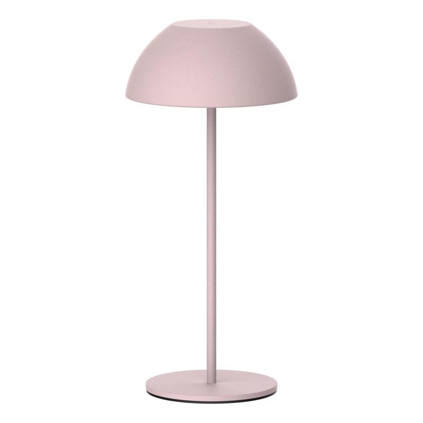 Lampe de table tactile extérieure à intensité variable TANZANIA LED/1,8W/5V USB 1800 mAh IP44 rose