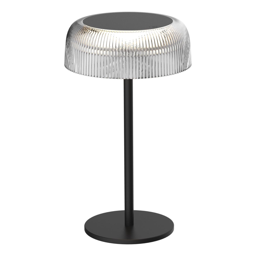 Lampe de table tactile extérieure à intensité variable TRYPOLIS LED/2W/5V USB 1800 mAh IP44 noir