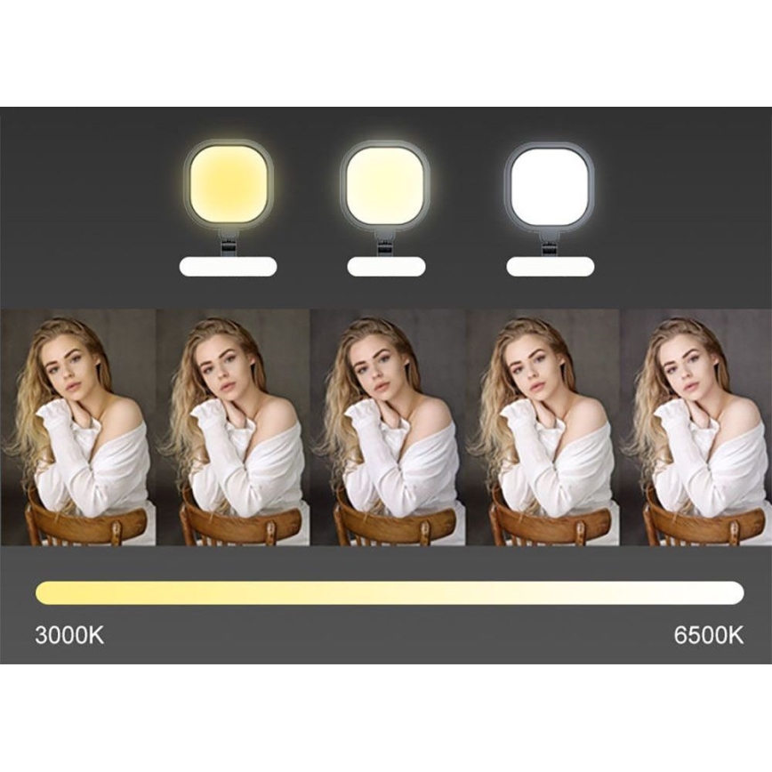 Lampe de table tactile flexible à intensité variable POINTIQ LED/15W/230V 3000-6500K CRI 96 noir