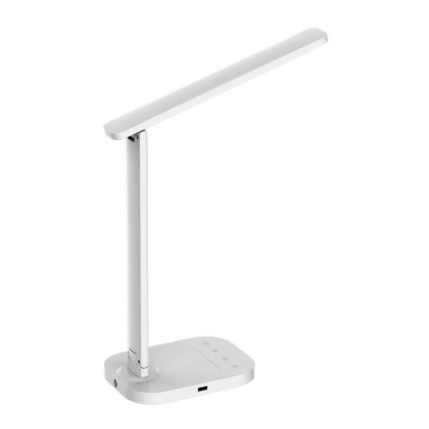 Lampe de table tactile LED à intensité variable avec connecteur USB KIARA LED/7W/230V blanche