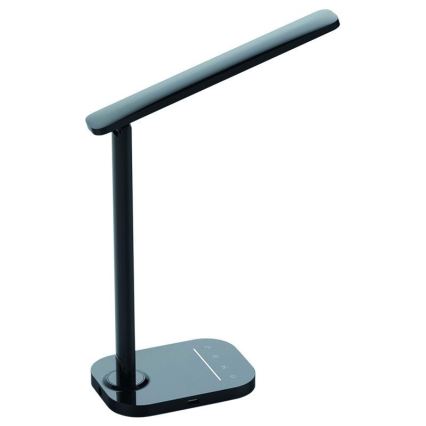 Lampe de table tactile LED à intensité variable avec connecteur USB KIARA LED/7W/230V noire