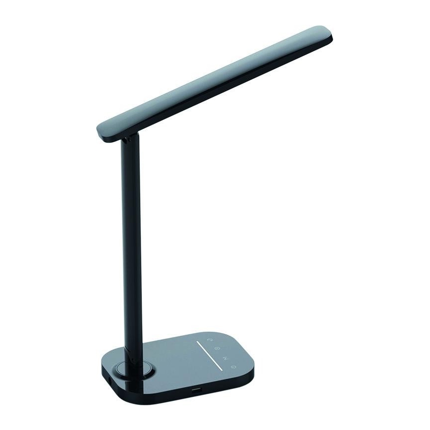 Lampe de table tactile LED à intensité variable avec connecteur USB KIARA LED/7W/230V noire
