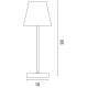 Lampe de table tactile LED à intensité variable LED/3,5W/5V 5200 mAh IP54 blanc