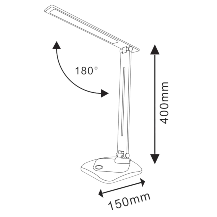 Lampe de table tactile LED à intensité variable TOLEDO LED/8W/230V 3000-6500K
