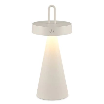 Lampe de table tactile rechargeable d'extérieur dimmable LED HALO LED/1,5W/3,7V 3000 mAh IP44 gris