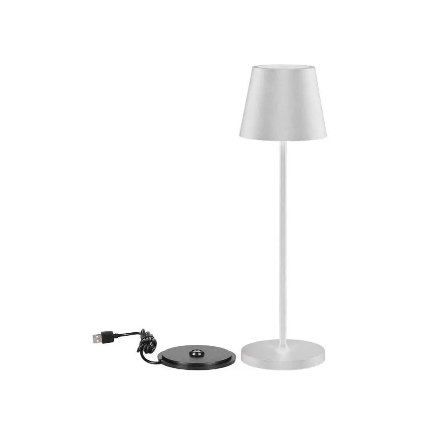 Lampe de table LED d'extérieur sans fil 3,5 W, rechargeable par USB, à – Iluminacion de Diseño
