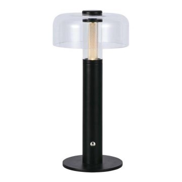 Lampe de table tactile rechargeable et à intensité variable LED/1W/5V 3000K 1800 mAh noir