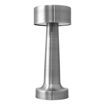 Lampe de table tactile rechargeable et à intensité variable LED/3W/5V 2000mAh chrome mat