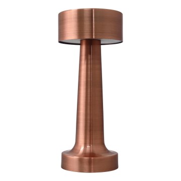 Lampe de table tactile rechargeable et à intensité variable LED/3W/5V 2000mAh cuivre