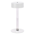 Lampe de table tactile rechargeable et à intensité variable LED/3W/5V 3000-6000K 2400 mAh blanc