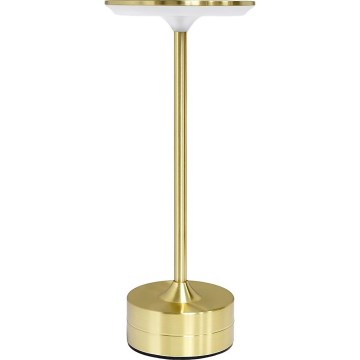 Lampe de table tactile rechargeable LED TAVOLO LED/2,5W/5V 2400 mAh 3000-6000K dorée