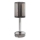 Lampe de table tactile rechargeable SIMPLE LED, 1W/5V, 3000–6000K, 2400 mAh, gris fumé