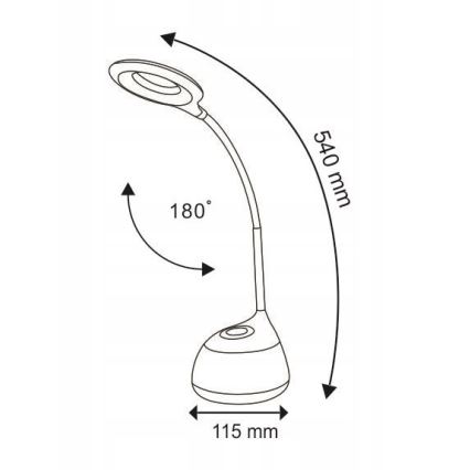 Lampe de table tactile RGB à intensité variable GALACTIC LED/5W/230V