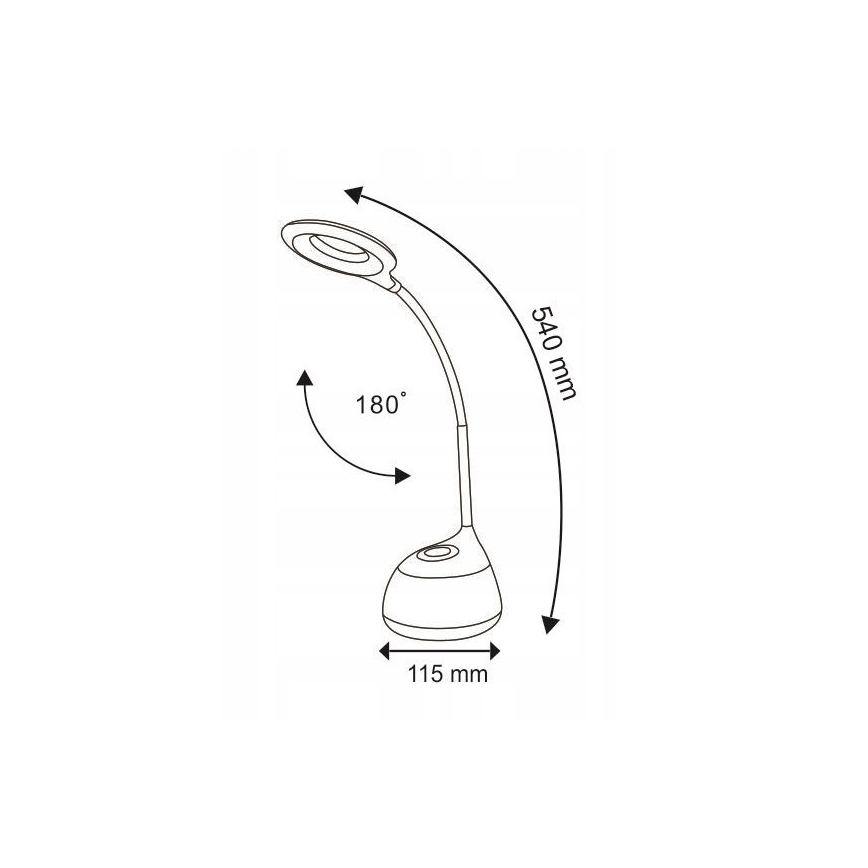 Lampe de table tactile RGB à intensité variable GALACTIC LED/5W/230V