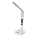 Lampe de table tactile RGBW à intensité variable avec charge sans fil, écran et Port USB MAGNUS LED/6W/5V 3000-6500K blanc
