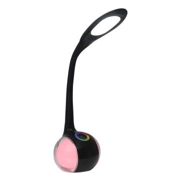 Lampe de table tactile RGBW à intensité variable COSMOS LED/6,5W/230V noir