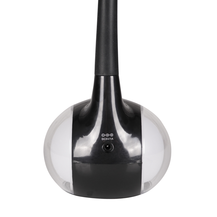 Lampe de table tactile RGBW à intensité variable COSMOS LED/6,5W/230V noir
