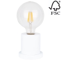 Lampe de table TASSE 1xE27/25W/230V hêtre - certifié FSC