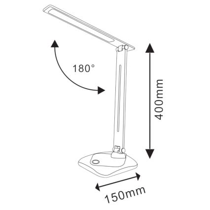 Lampe de table TOLEDO LED/8W/230V