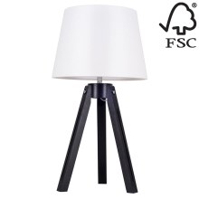 Lampe de table TRIPOD 1xE27/40W/230V hêtre - certifié FSC