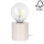 Lampe de table TRONGO ROUND 1xE27/25W/230V chêne - certifié FSC