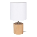 Lampe de table TRONGO ROUND 1xE27/25W/230V chêne