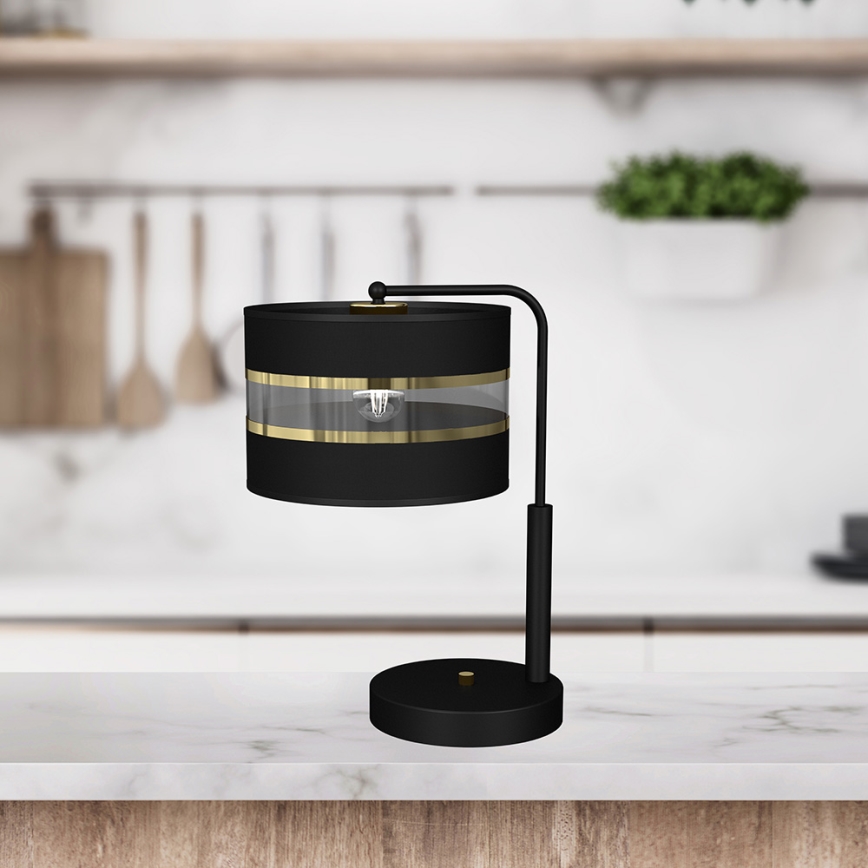 Lampe de table ULTIMO 1xE27/60W/230V noire