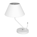 Lampe de table VICTORIA 1xE27/60W/230V blanc