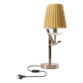 Lampe de table VITORIA 1xE14/40W/230V jaune/laiton
