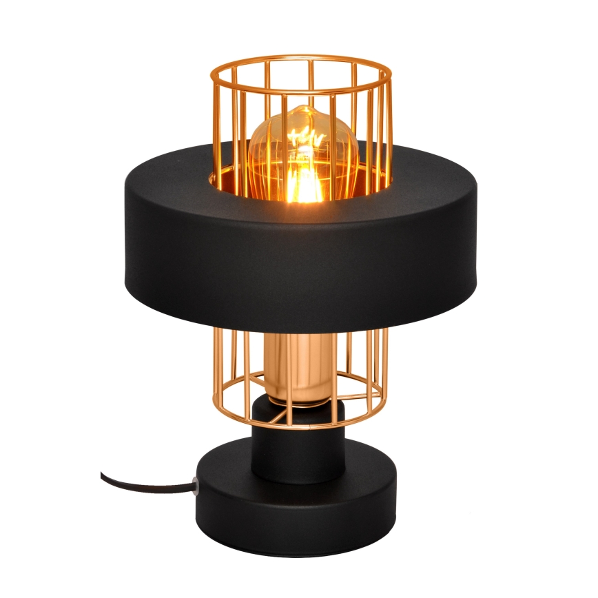 Lampe de table VOLTA 1xE27/15W/230V noir/doré