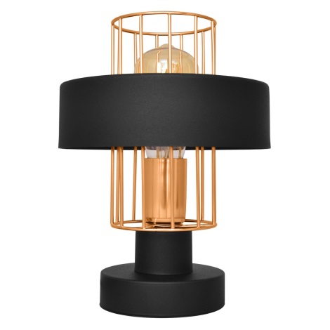 Lampe de table VOLTA 1xE27/60W/230V noir/doré
