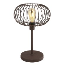 Lampe de table WIRE 1xE27/15W/230V marron