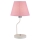 Lampe de table YORK 1xE14/60W/230V rose/blanc