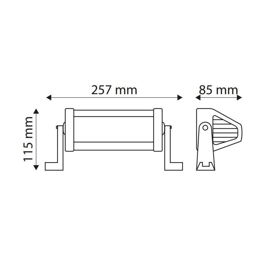 Lampe de travail LED EPISTAR LED/36W/10-30V IP67 6000K