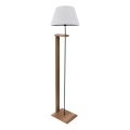 Lampe debout AYD 1xE27/40W/230V blanche/marron
