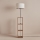 Lampe debout AYD 1xE27/40W/230V marron/blanc