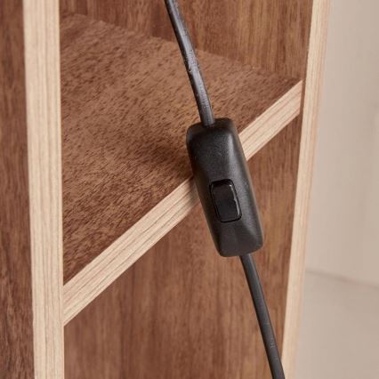 Lampe debout AYD 1xE27/40W/230V marron/blanc