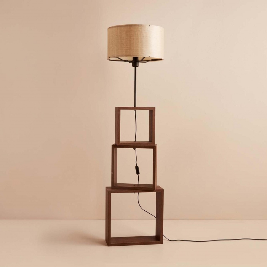 Lampe debout AYD 1xE27/40W/230V marron