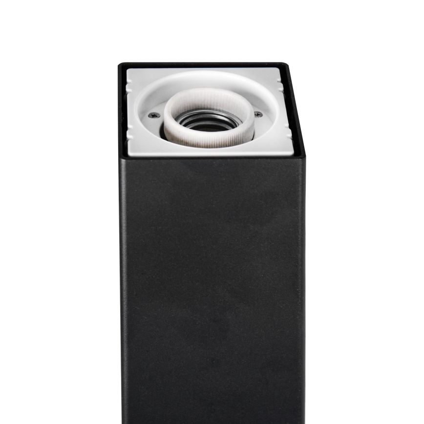 Lampe d'extérieur 1xE27/40W/230V IP44 50 cm noir/fumé