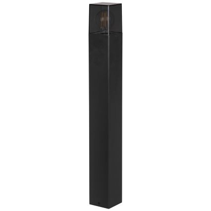 Lampe d'extérieur 1xE27/40W/230V IP44 80 cm noir/fumé