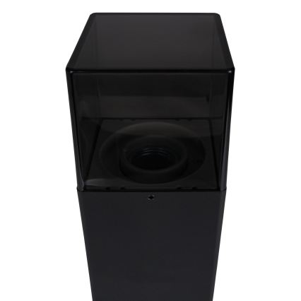 Lampe d'extérieur 1xE27/40W/230V IP44 80 cm noir/fumé