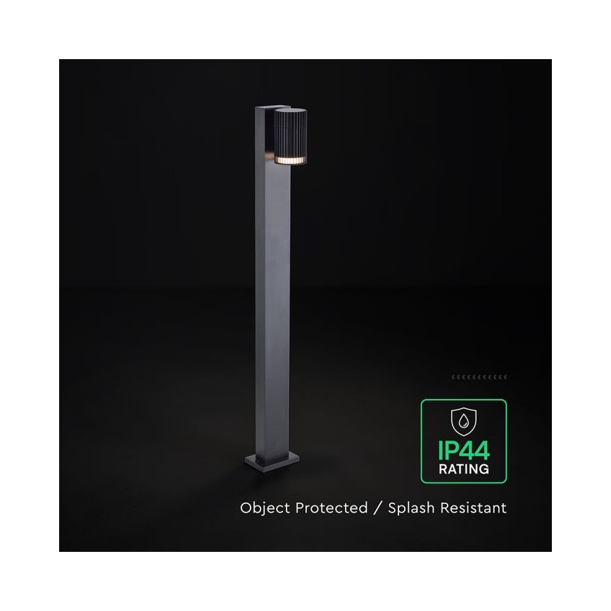 Lampe d'extérieur 1xGU10/10W/230V IP44 50 cm noire