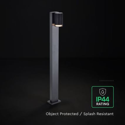 Lampe d'extérieur 1xGU10/10W/230V IP44 80 cm noire