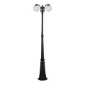 Lampe d'extérieur 2xE27/60W/230V IP44 199 cm noire