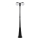Lampe d'extérieur 2xE27/60W/230V IP44 199 cm noire