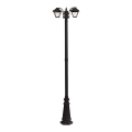 Lampe d'extérieur 2xE27/60W/230V IP44 232 cm noire