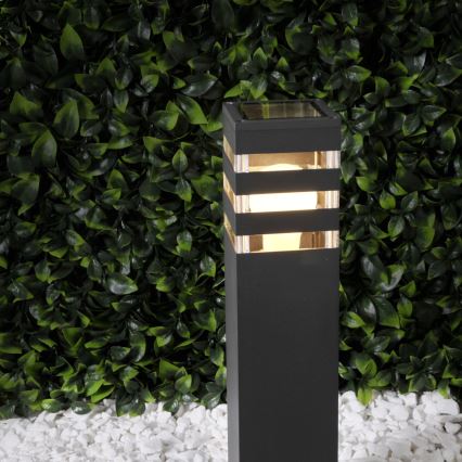 Lampe d'extérieur LED RGBW dimmable TEKSAS 1xE27/9W/230V 2700-6500K Wi-Fi 44 cm IP44 anthracite